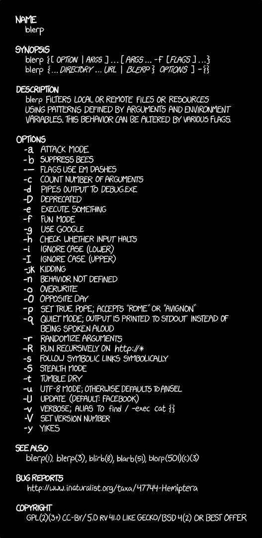 For even more info, see blarbl(2)(3) and birb(3ahhaha I'm kidding, just Google it like a normal person.