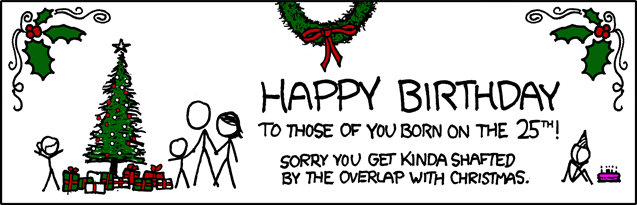 If you're turning 27 and were born in the Northeast, maybe you were conceived in the April blizzard of 1982. Imagine: snowed in, candles, massage oil, your mom sporting nothing but her early 80's haircut and a smile... aren't you glad you read the title-text?