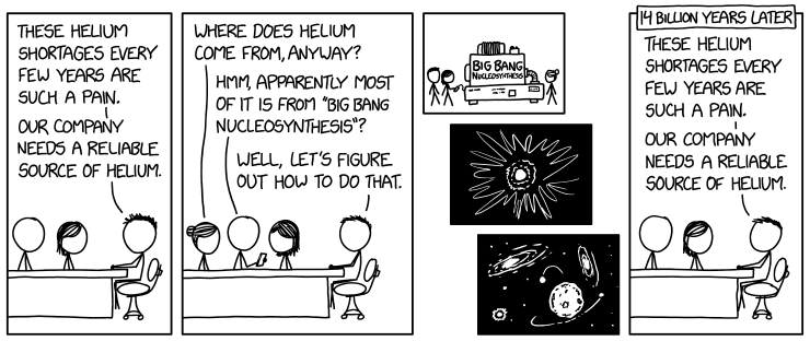 Our lawyers were worried because it turns out the company inherits its debt from the parent universe, but luckily cosmic inflation reduced it to nearly zero.